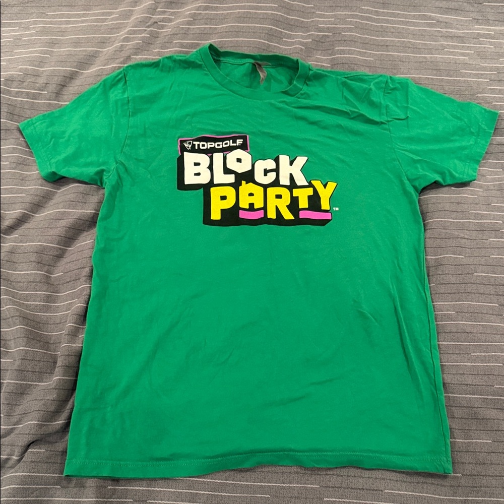 TopGolf Block Party Green T-Shirt